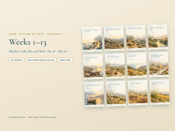 Listing image for 2027 New Testament: Q1 bundle (Weeks 1–13)