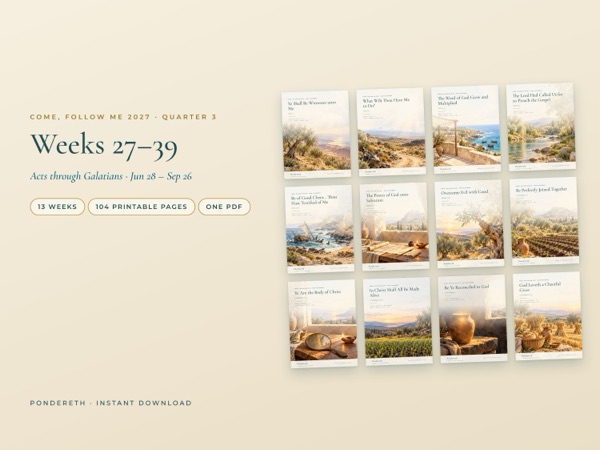 Listing image for 2027 New Testament: Q3 bundle (Weeks 27–39)