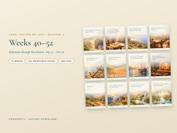 Listing image for 2027 New Testament: Q4 bundle (Weeks 40–52)