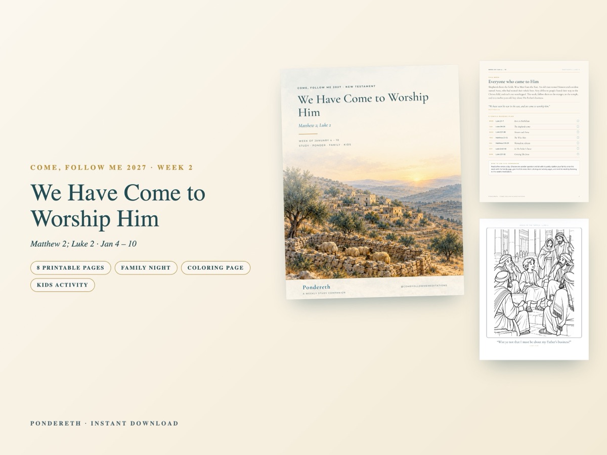 Listing image for Week 2: We Have Come to Worship Him