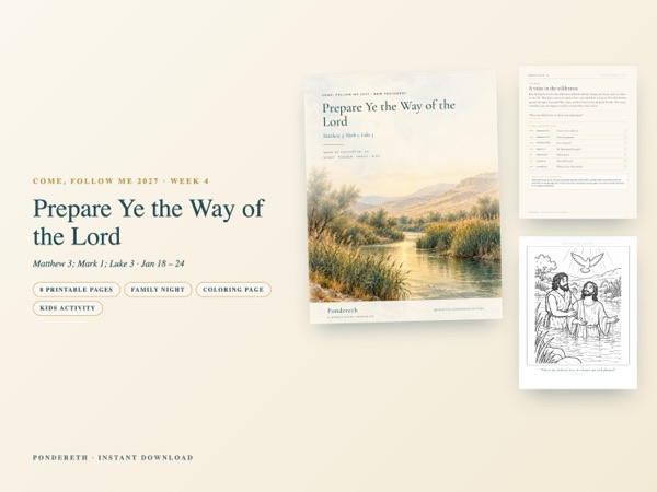 Listing image for Week 4: Prepare Ye the Way of the Lord
