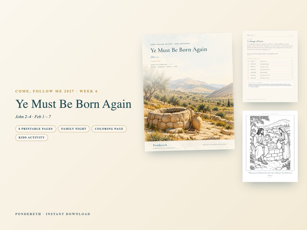 Listing image for Week 6: Ye Must Be Born Again