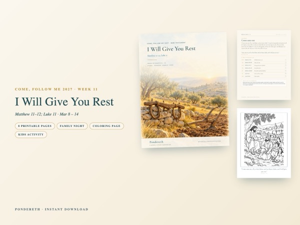 Listing image for Week 11: I Will Give You Rest