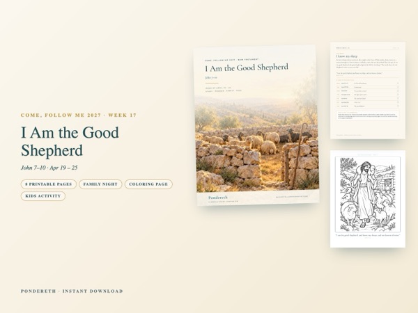Listing image for Week 17: I Am the Good Shepherd