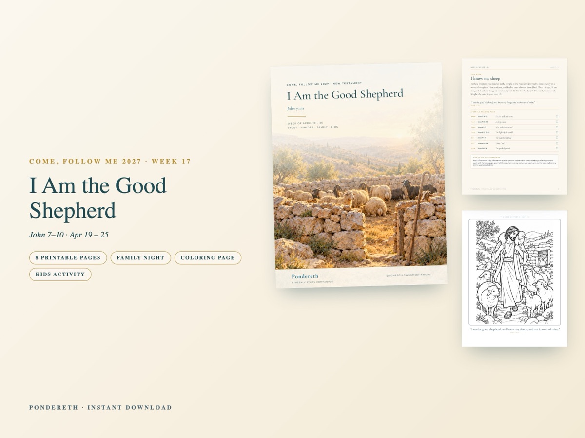 Listing image for Week 17: I Am the Good Shepherd