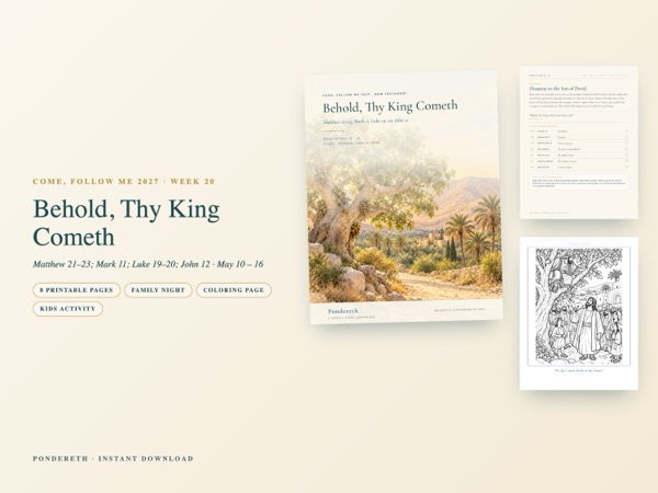 Listing image for Week 20: Behold, Thy King Cometh