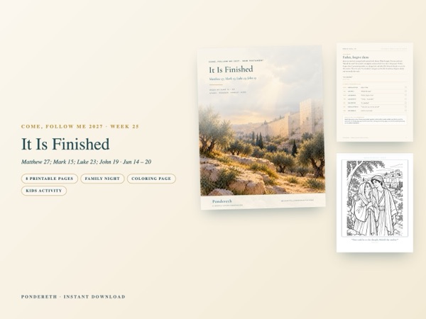 Listing image for Week 25: It Is Finished