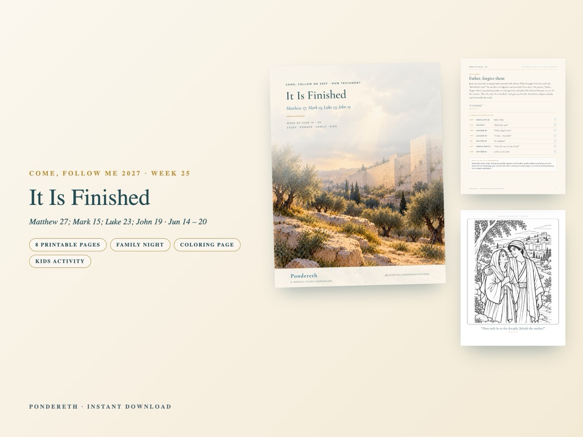 Listing image for Week 25: It Is Finished