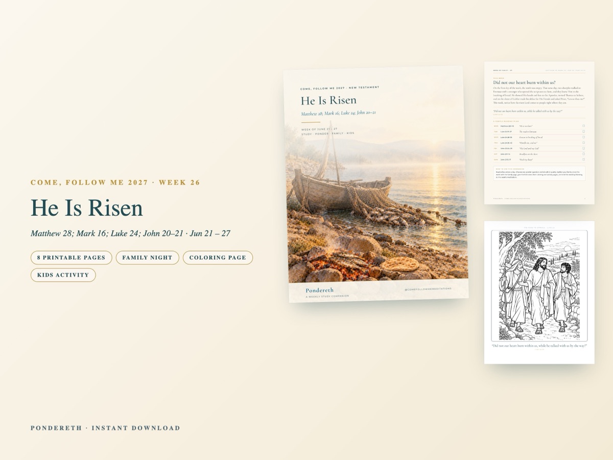 Listing image for Week 26: He Is Risen