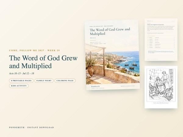 Listing image for Week 29: The Word of God Grew and Multiplied