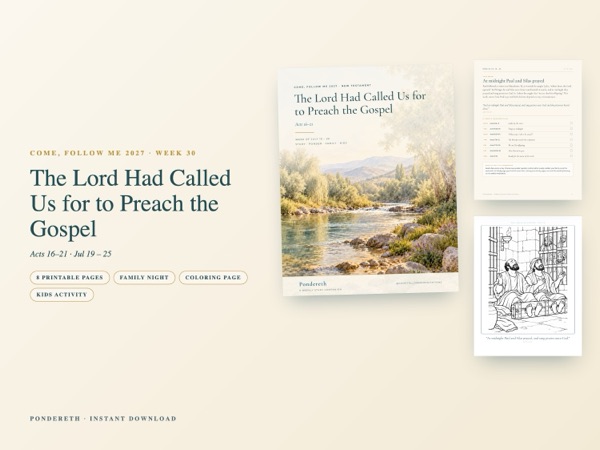 Listing image for Week 30: The Lord Had Called Us for to Preach the Gospel