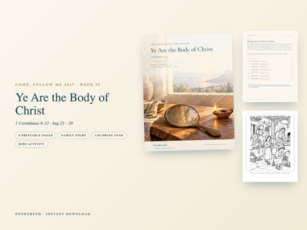 Listing image for Week 35: Ye Are the Body of Christ