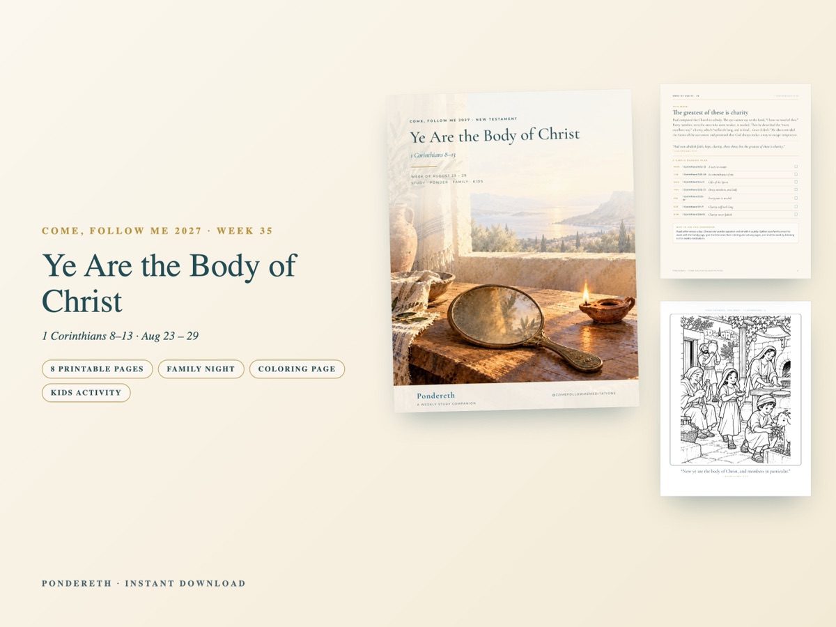 Listing image for Week 35: Ye Are the Body of Christ