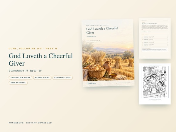 Listing image for Week 38: God Loveth a Cheerful Giver