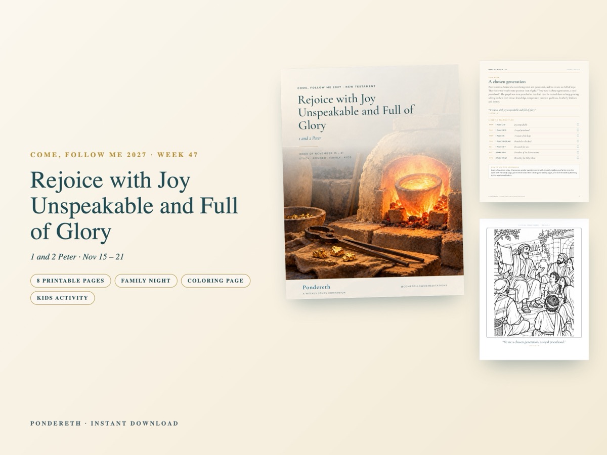 Listing image for Week 47: Rejoice with Joy Unspeakable and Full of Glory