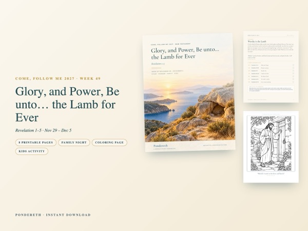 Listing image for Week 49: Glory, and Power, Be unto… the Lamb for Ever