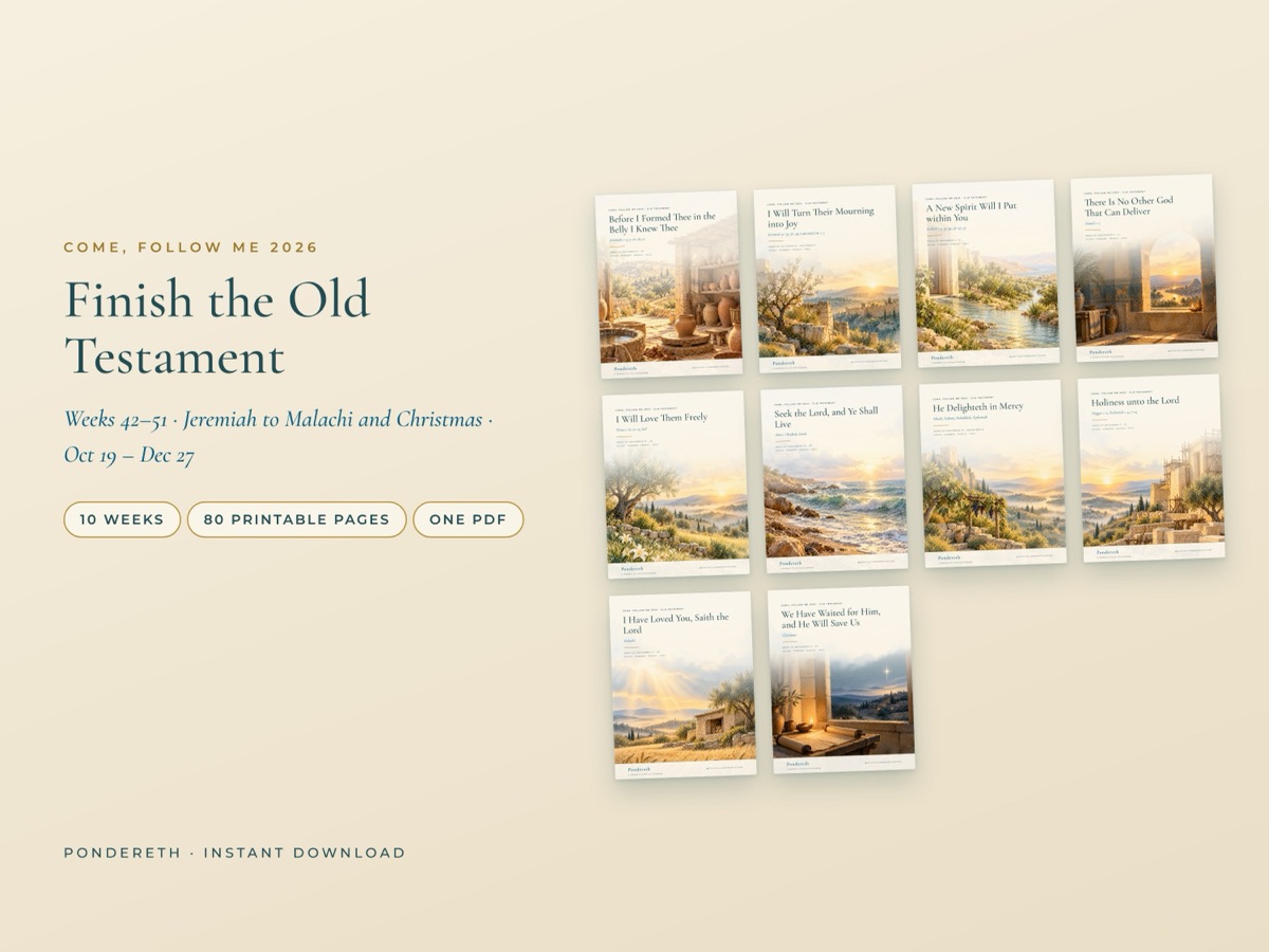 Listing image for Finish the Old Testament: Weeks 42–51 bundle