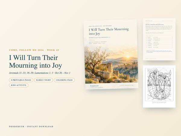 Listing image for Week 43: I Will Turn Their Mourning into Joy