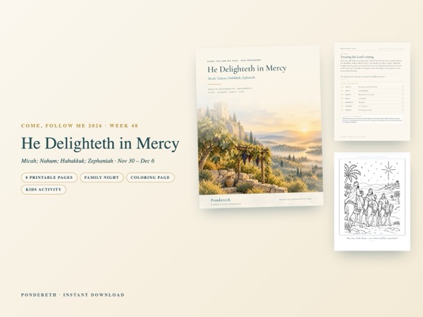 Listing image for Week 48: He Delighteth in Mercy