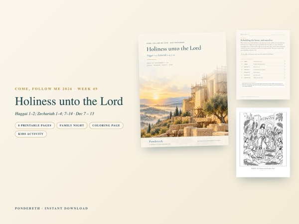 Listing image for Week 49: Holiness unto the Lord